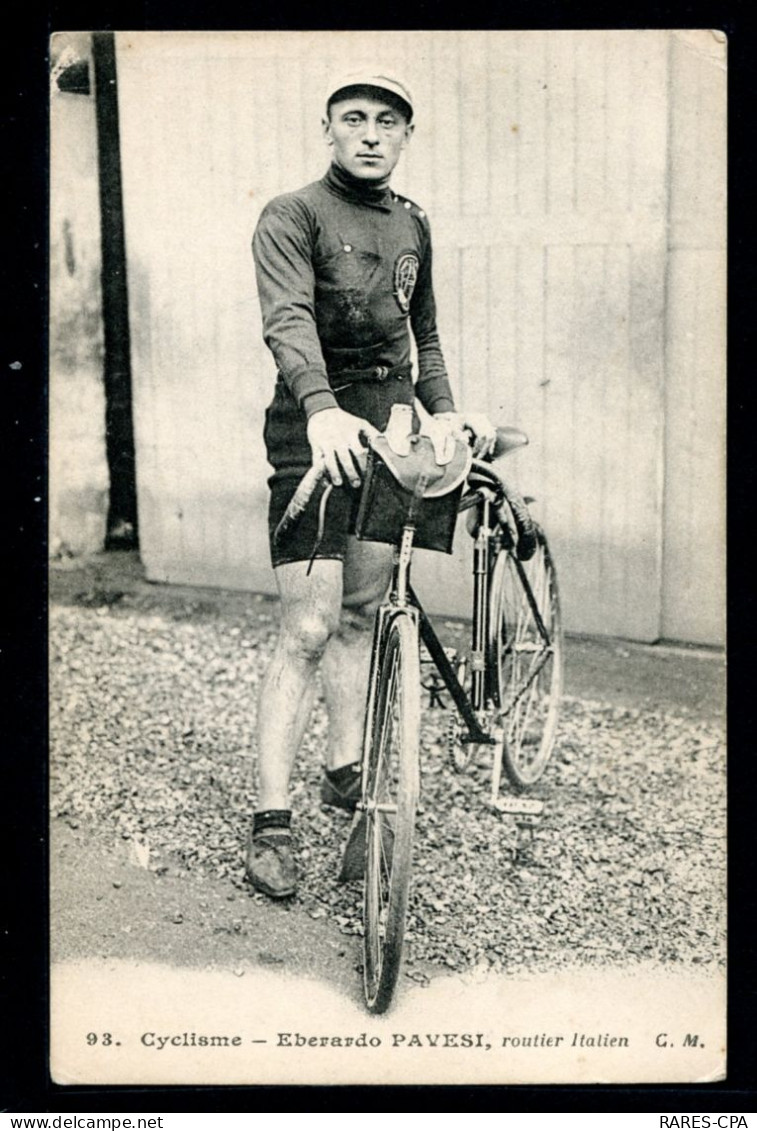 Cyclisme - Eberardo PAVESI , Routier Italien  /  RARE - Ciclismo