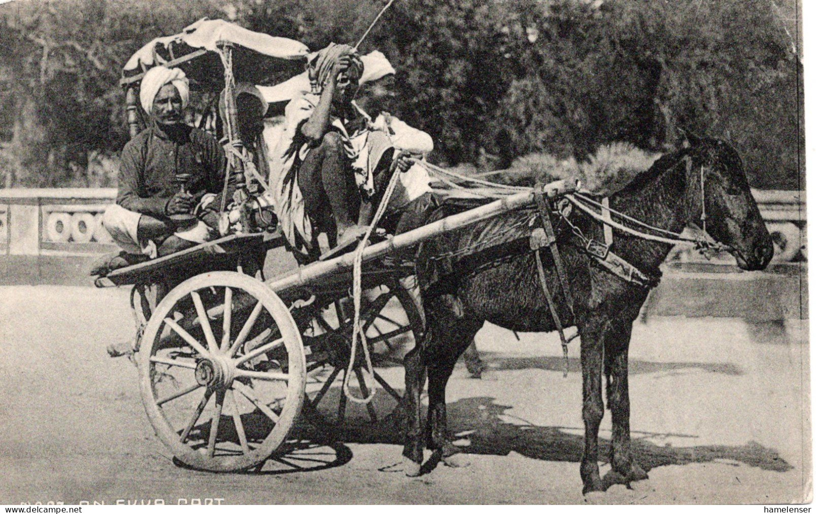 71549 - Indien - 1910 - Ansichtskarte "Ekka Cart", Ungebraucht - India