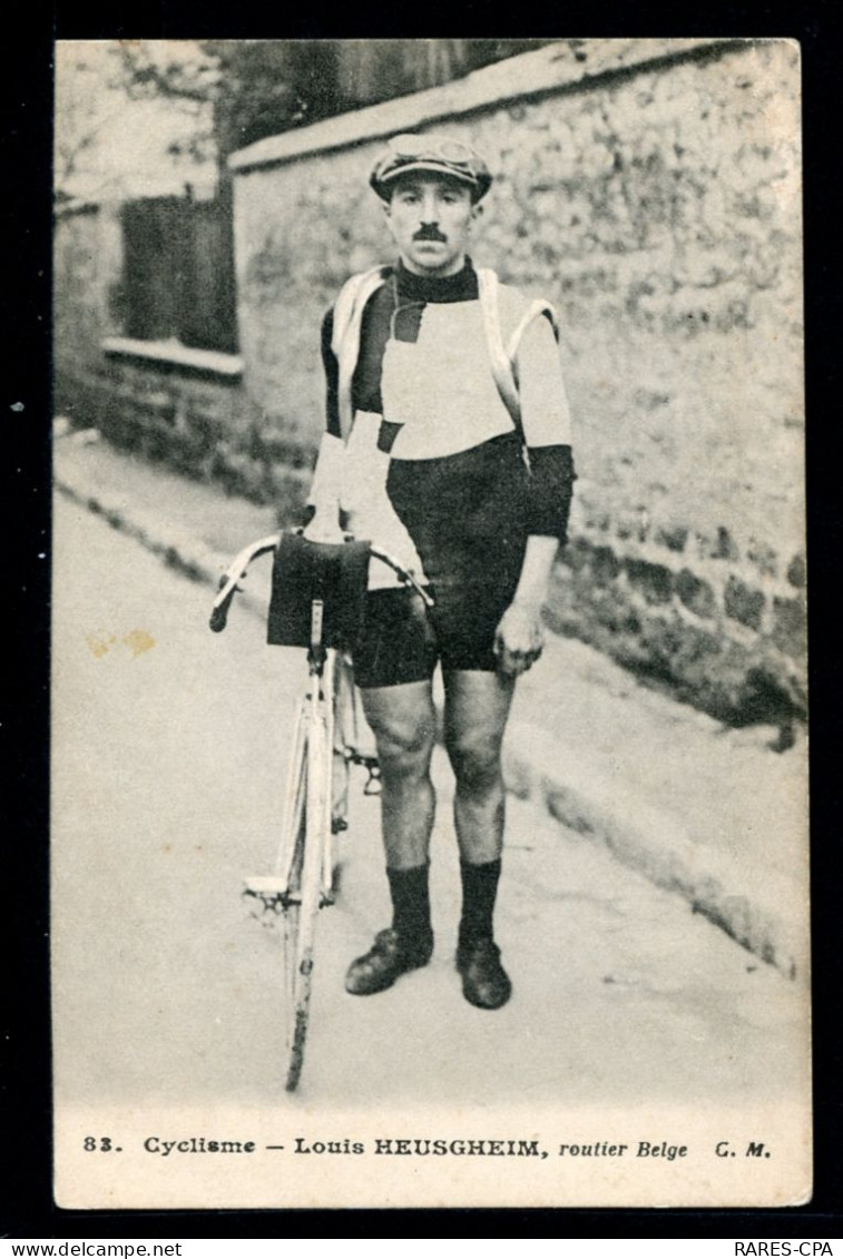 Cyclisme - Louis HEUSGHEIM , Routier BELGE - Cycling