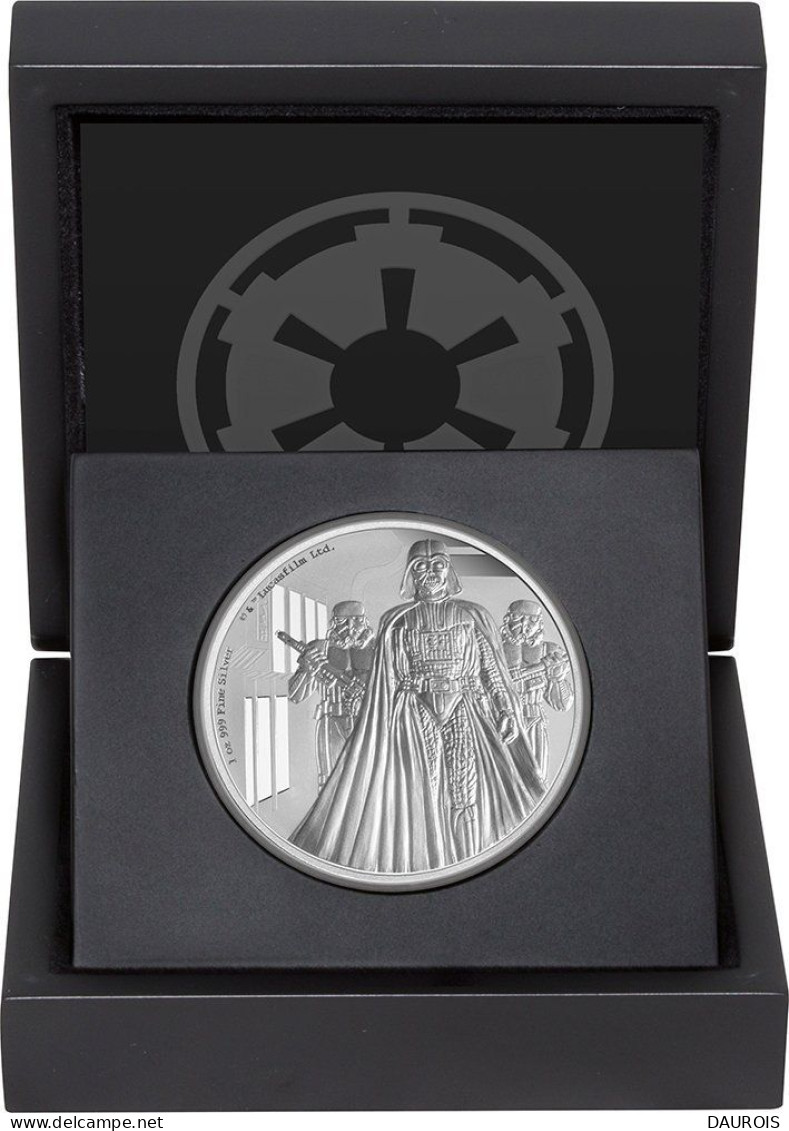 Niue - 2 Dollars 2016 - Star Wars Classics - Dark Vador 1 Oz Silver Proof - Niue