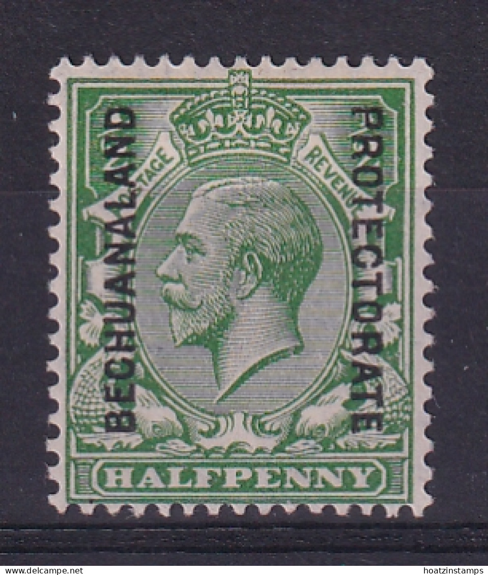 Bechuanaland: 1925/27   KGV 'Bechuanaland Protectorate' OVPT   SG91   ½d    MH - 1885-1964 Herrschaft Von Bechuanaland