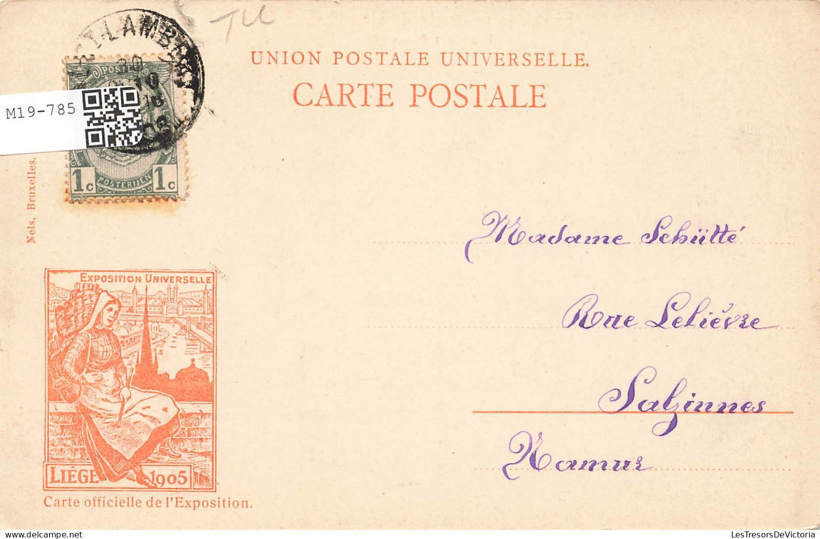 BELGIQUE - Liège - Exposition Universelle 1905 - Palais Des Beaux Arts - Carte Postale Ancienne - Luik