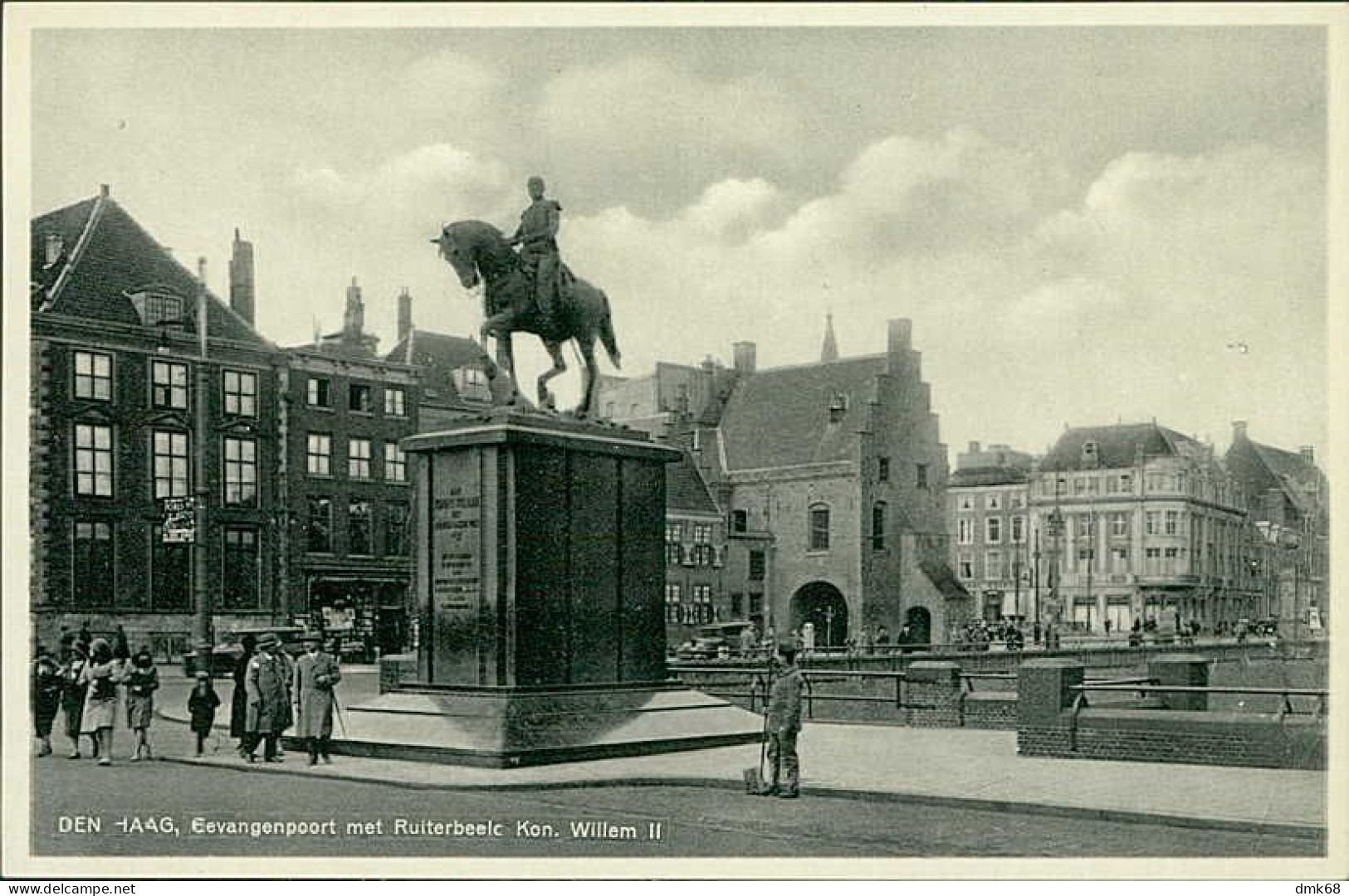 NETHERLANDS - DEN HAAG - GEVANGENPOORT MET RUITERBEELD KON. WILLEM II  - UITG MIJ. '' REMBRANDT ''  - 1940s (17020) - Den Haag ('s-Gravenhage)