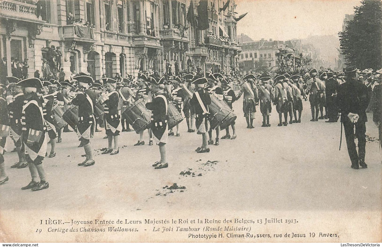 BELGIQUE - Liège - Joyeuse Entrée De Leurs Majestés Le Roi Et La Reine Des Belges - 1913 - Carte Postale Ancienne - Liege