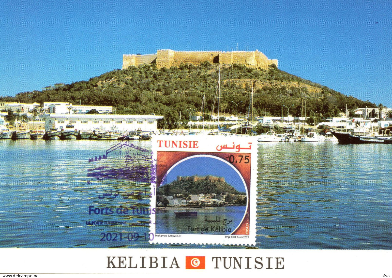 Tunisie 2021-Carte Maximum - Le Fort De Kélibia // Maximum Card 2021 -the Fort  Of Kélibia - 2020-…
