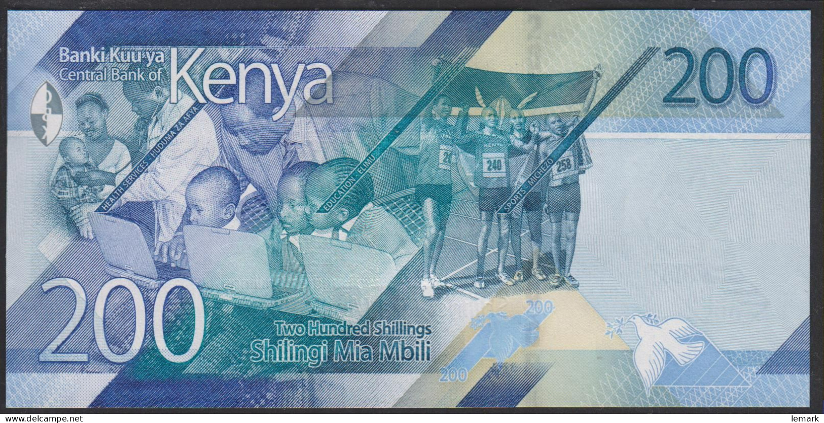 Kenya 200 Shillingi 2019 P54 UNC - Kenia