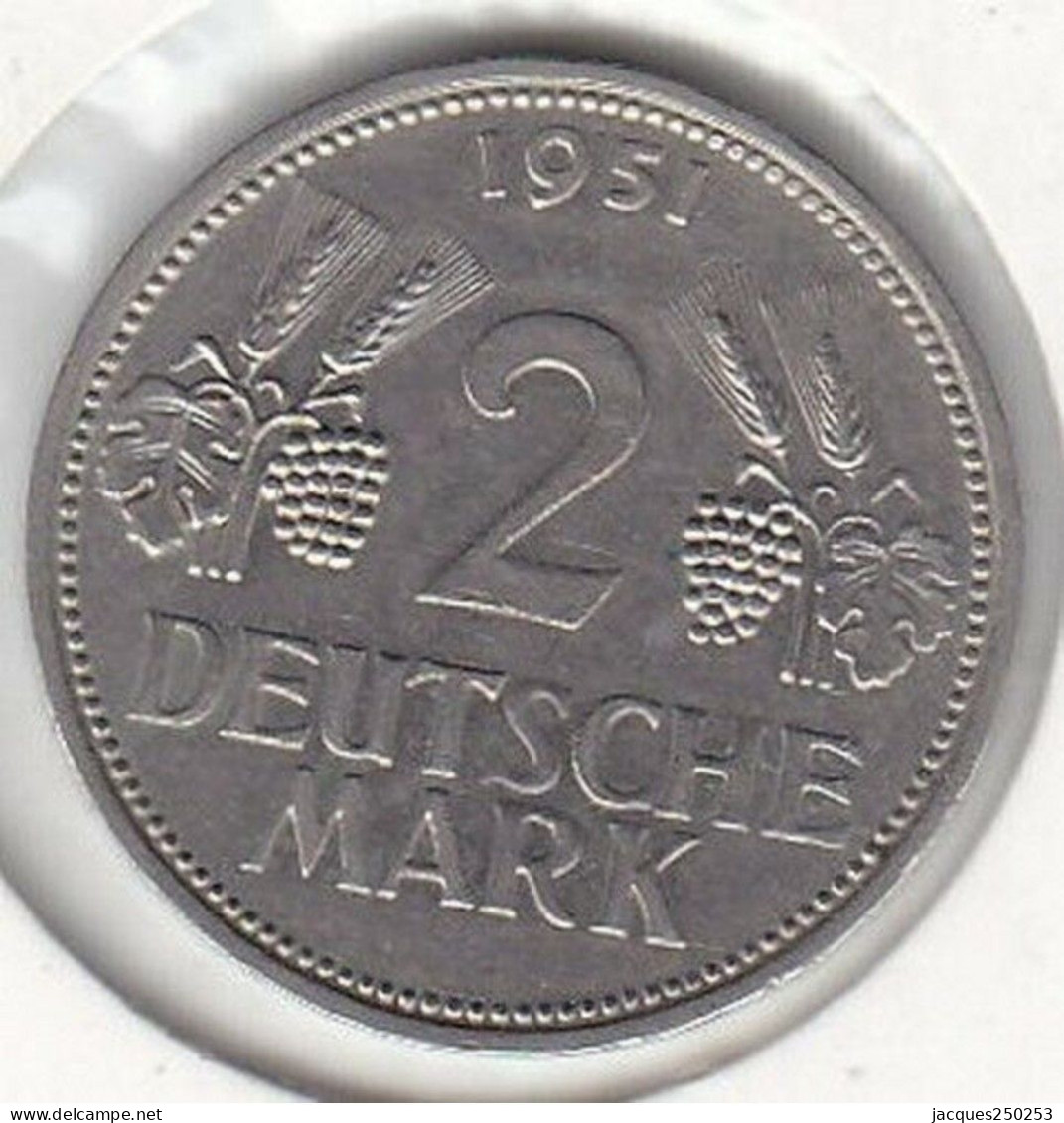 2 MARK 1951 J  - D  ET F  SOIT 3 Pièces Qualité+++++ - 5 Mark