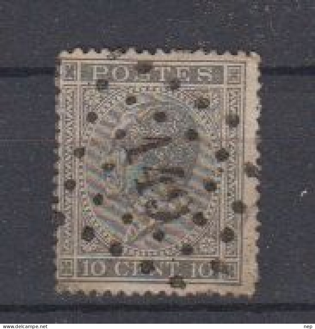 BELGIË - OBP - 1865/66 - Nr 17A (T/D 15) - (PT 149 - GILLY)  - Coba  + 2.00€ - Punktstempel