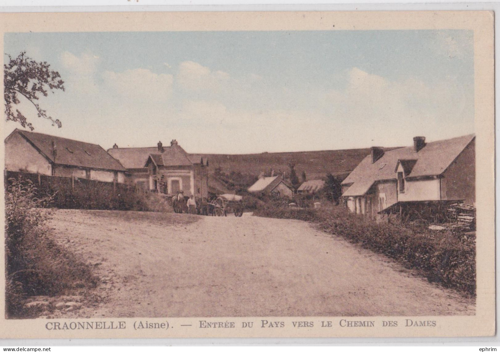 Craonnelle Aisne Entrée Du Pays Vers Le Chemin Des Dames - Craonne