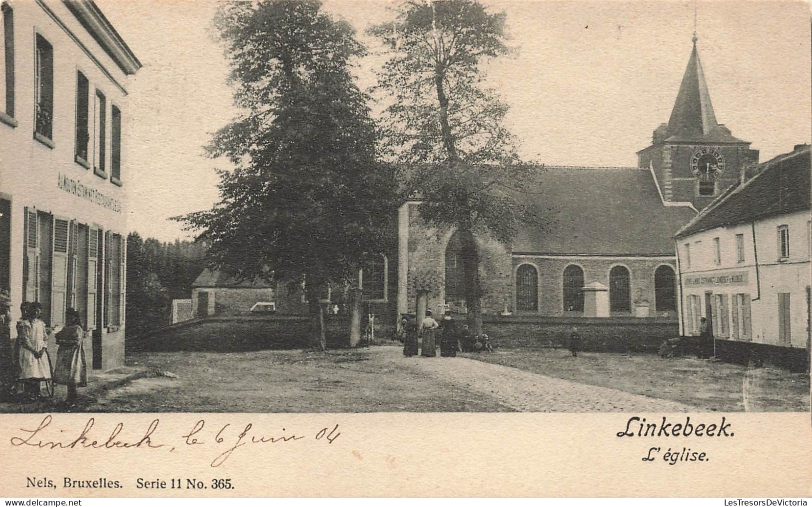 BELGIQUE - Linkebeek - L'église De Linkebeek - Carte Postale Ancienne - Linkebeek