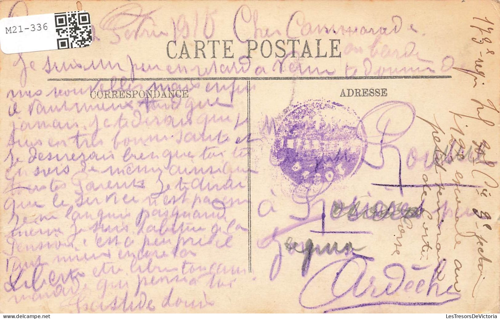 FRANCE - Corte - Vue Générale Sur La Ville - Carte Postale Ancienne - Corte