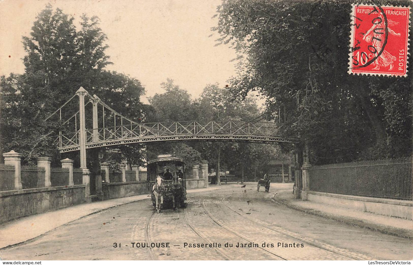 FRANCE - Toulouse - Passerelle Du Jardin Des Plantes - Carte Postale Ancienne - Toulouse