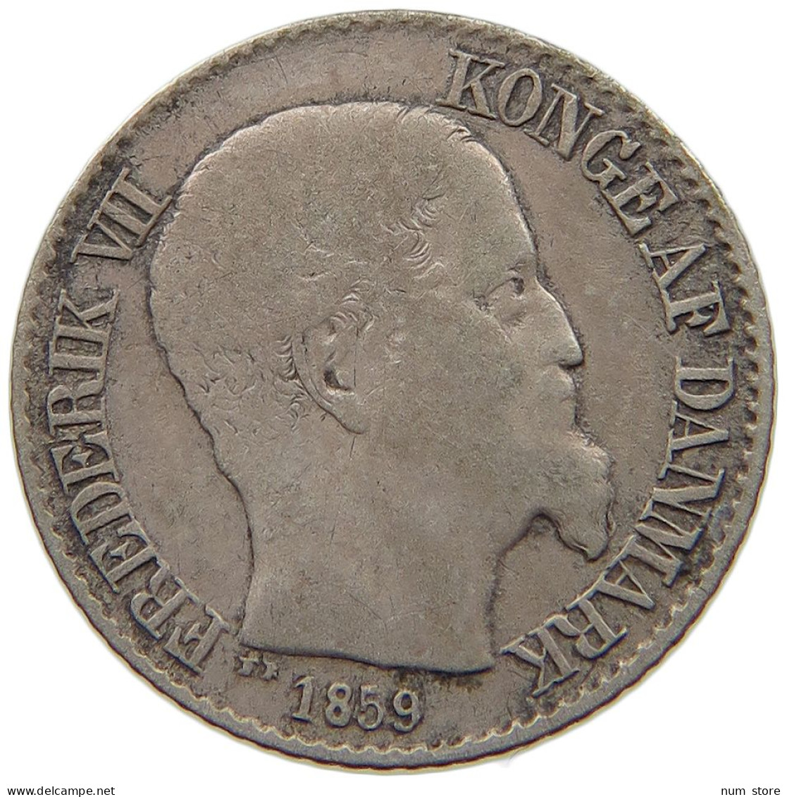 DANISH WEST INDIES 5 CENTS 1859  #t073 0145 - Antillas