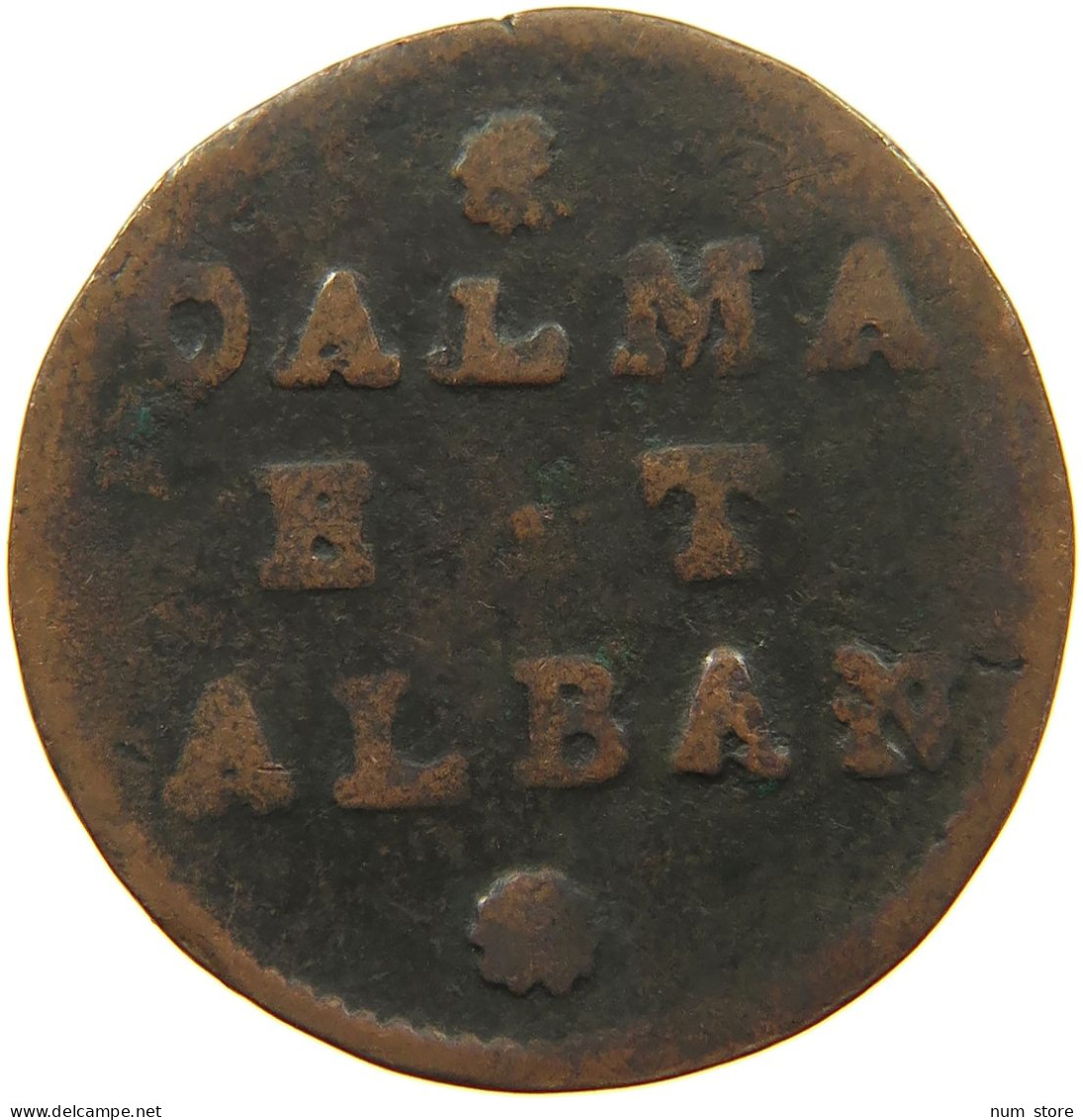DALMATIA ALBANIA 2 SOLDI   #s055 0049 - Albania
