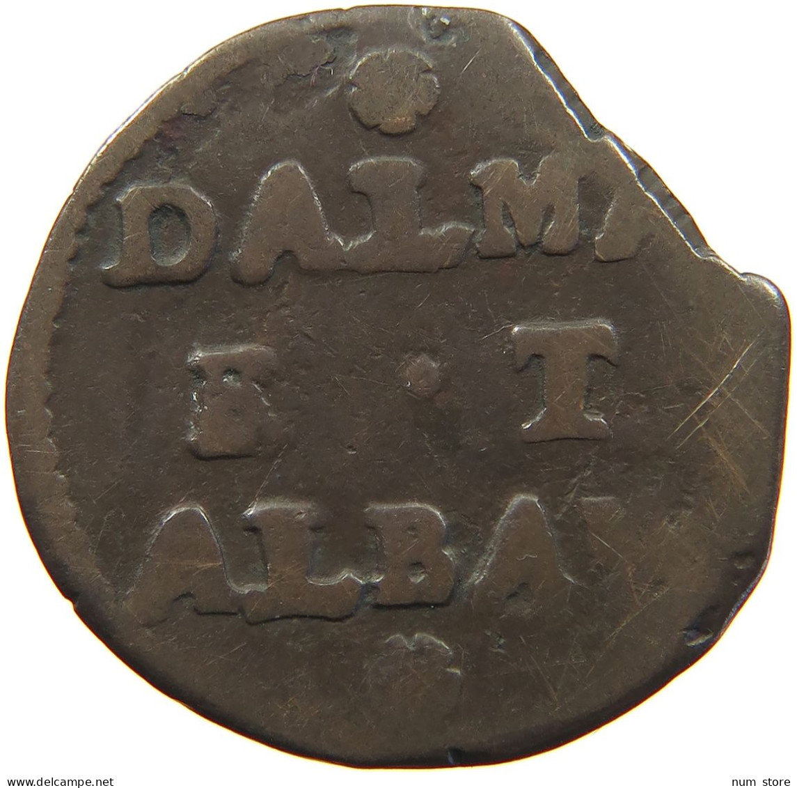 DALMATIA ALBANIA 2 SOLDI   #s021 0383 - Albania