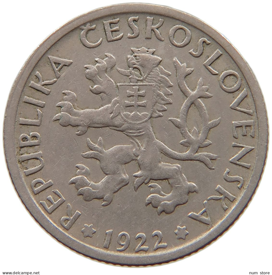 CZECHOSLOVAKIA KORUNA 1922  #c053 0047 - Tchécoslovaquie