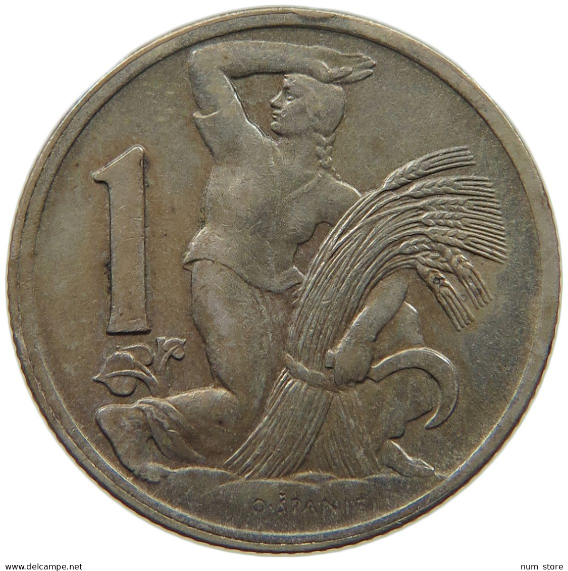 CZECHOSLOVAKIA KORUNA 1922  #c033 0395 - Tchécoslovaquie