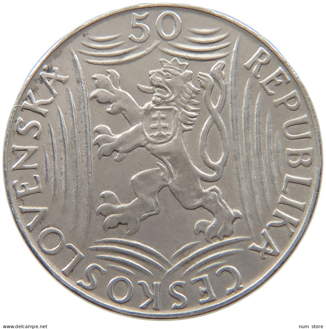 CZECHOSLOVAKIA 50 KORUN 1949 STALIN #a002 0011 - Tchécoslovaquie