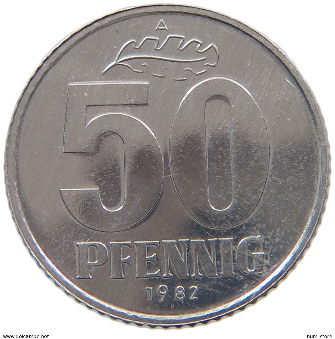 GERMANY DDR 50 PFENNIG 1982 EXPORT #a076 0303 - 50 Pfennig