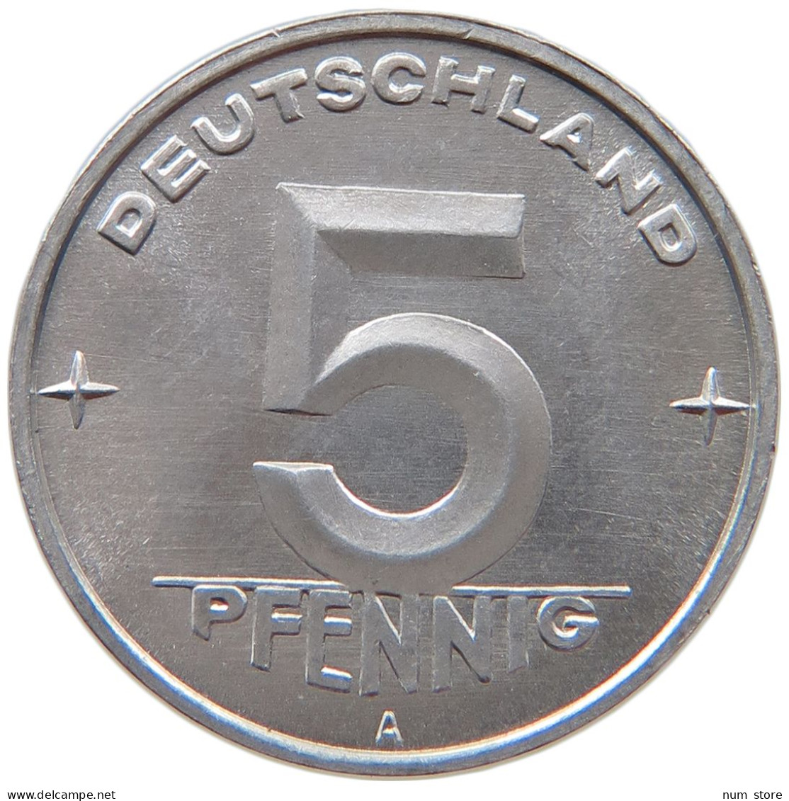 GERMANY DDR 5 PFENNIG 1952 A  #s018 0071 - 5 Pfennig