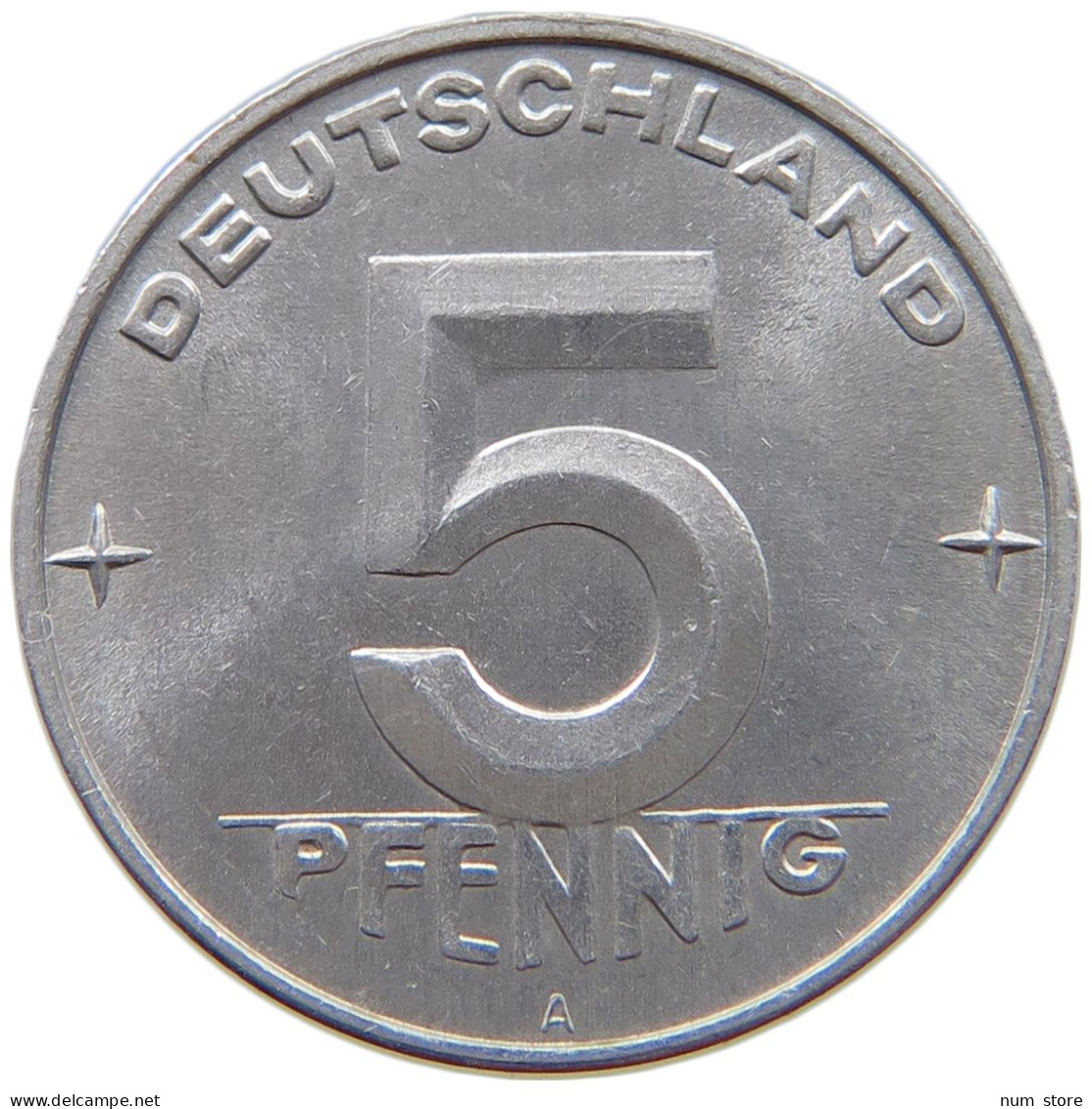 GERMANY DDR 5 PFENNIG 1953 A  #a089 0171 - 5 Pfennig