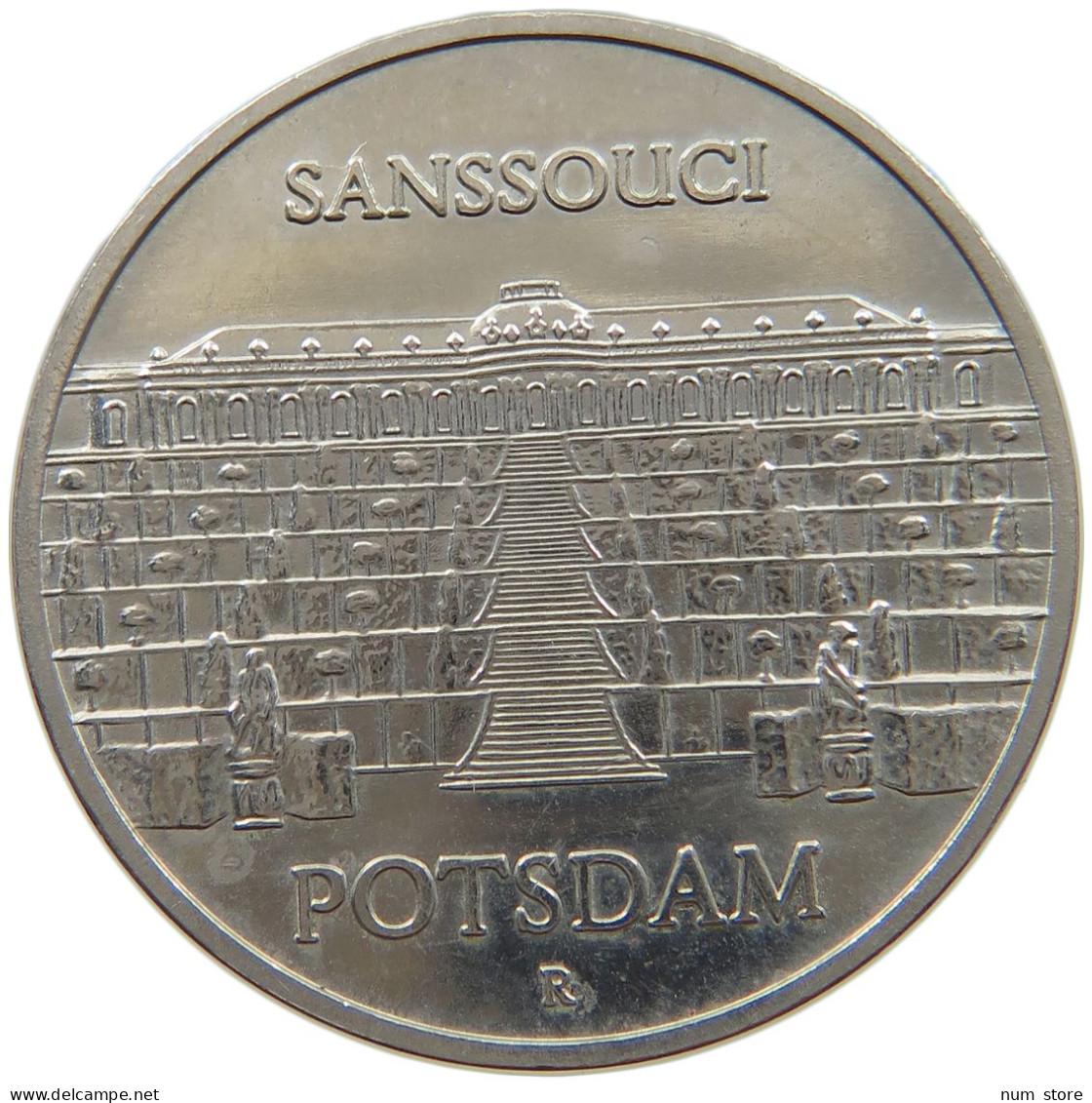 GERMANY DDR 5 MARK 1986 Sanssouci #a078 0237 - 5 Mark