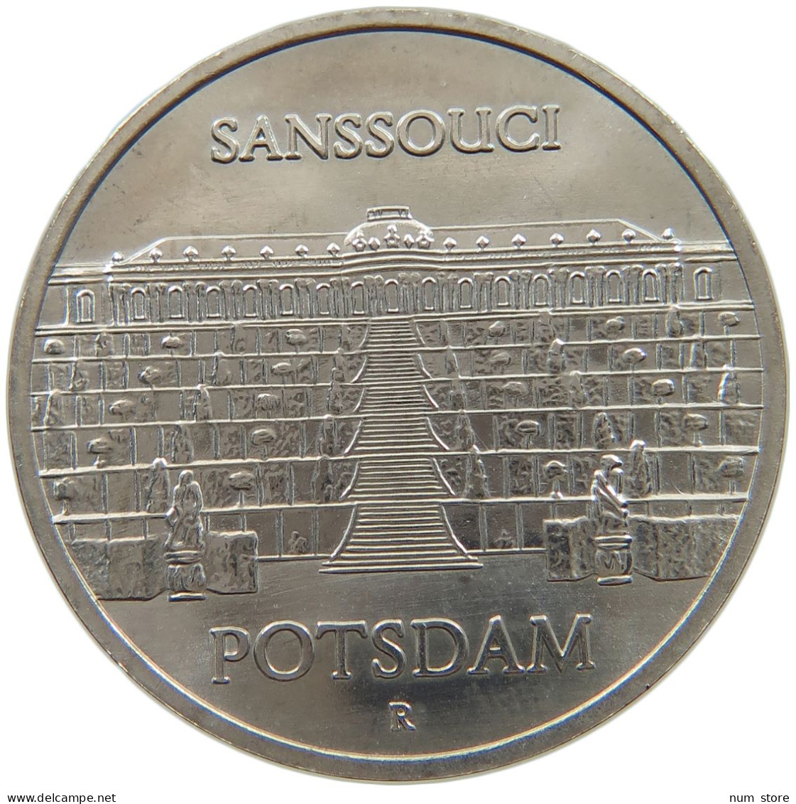 GERMANY DDR 5 MARK 1986 Sanssouci #a078 0239 - 5 Mark