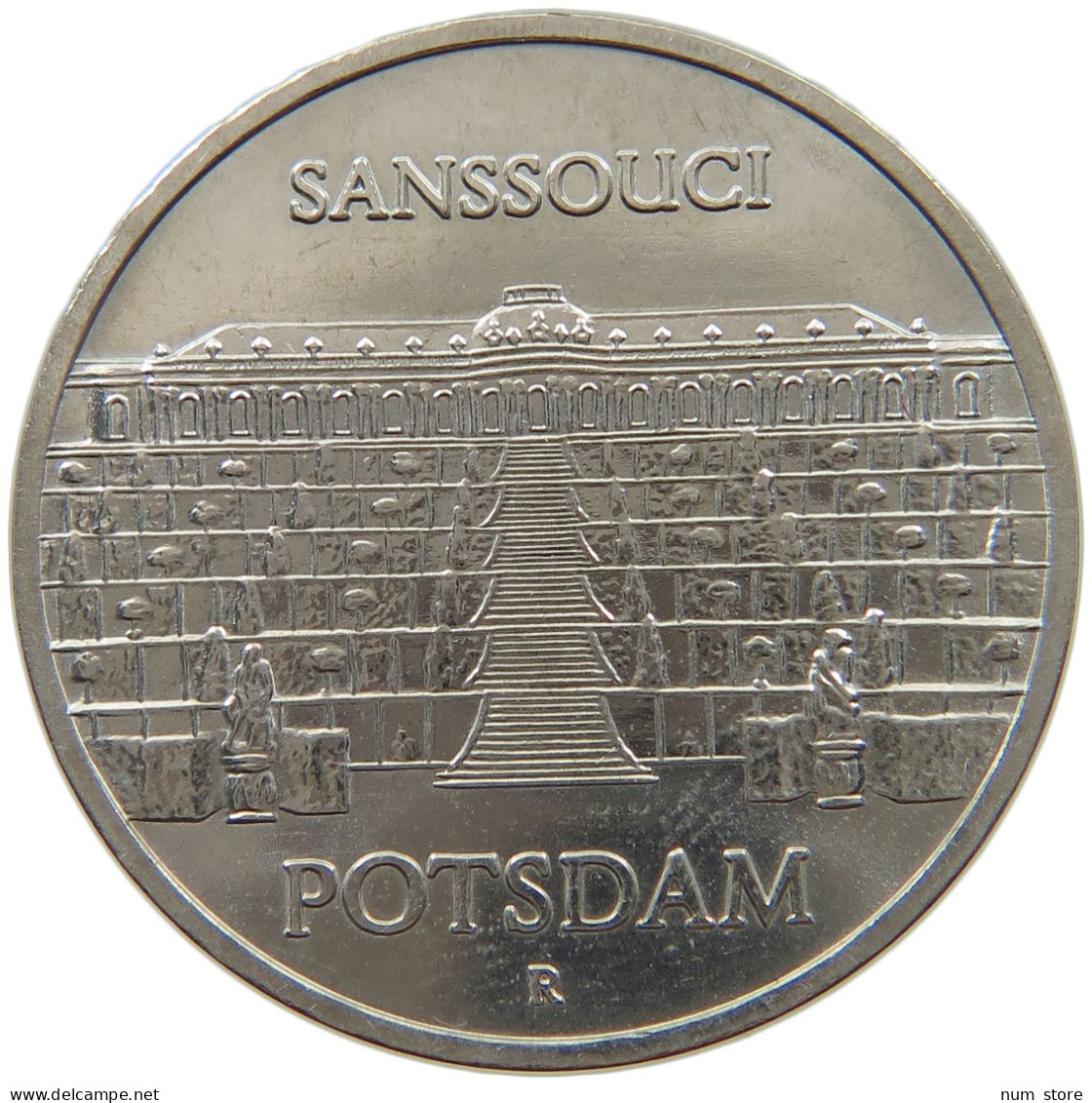 GERMANY DDR 5 MARK 1986 Sanssouci #a078 0241 - 5 Marchi