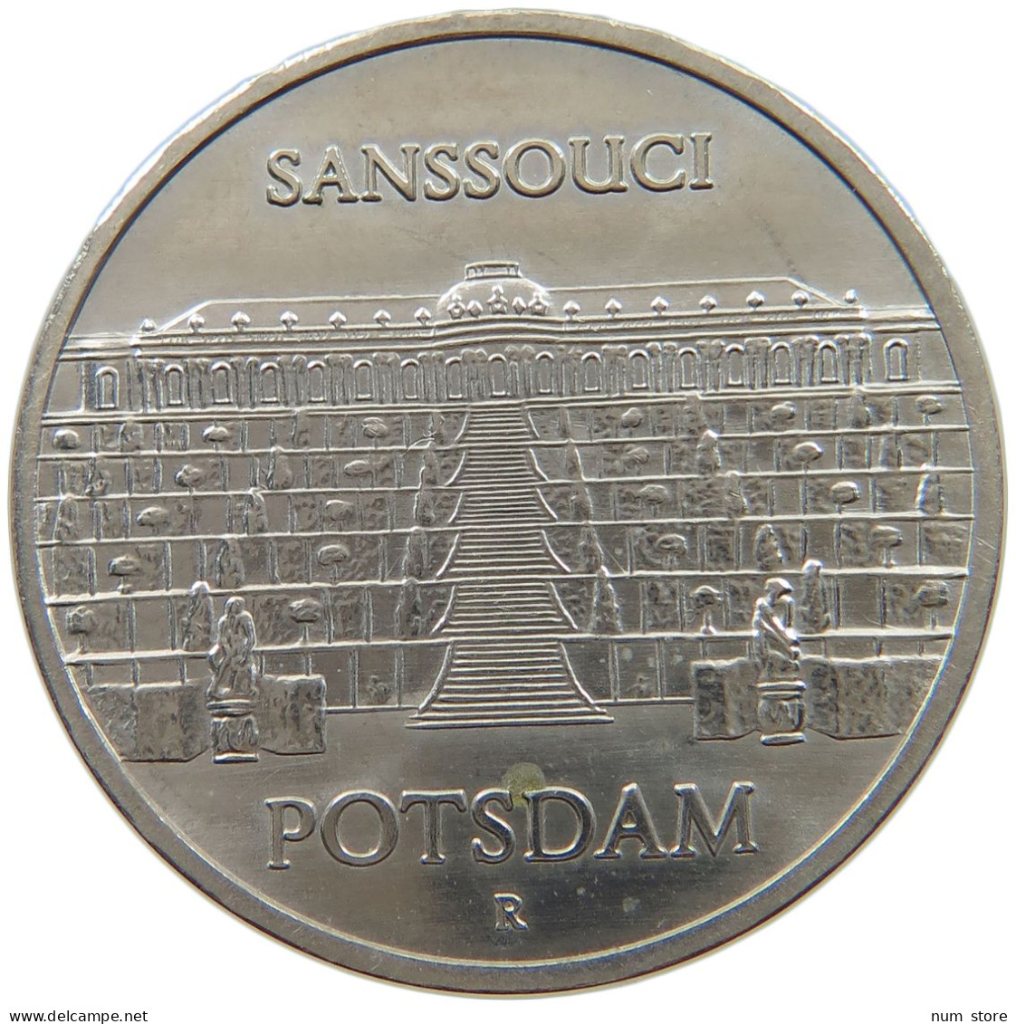 GERMANY DDR 5 MARK 1986 Sanssouci #a078 0235 - 5 Mark