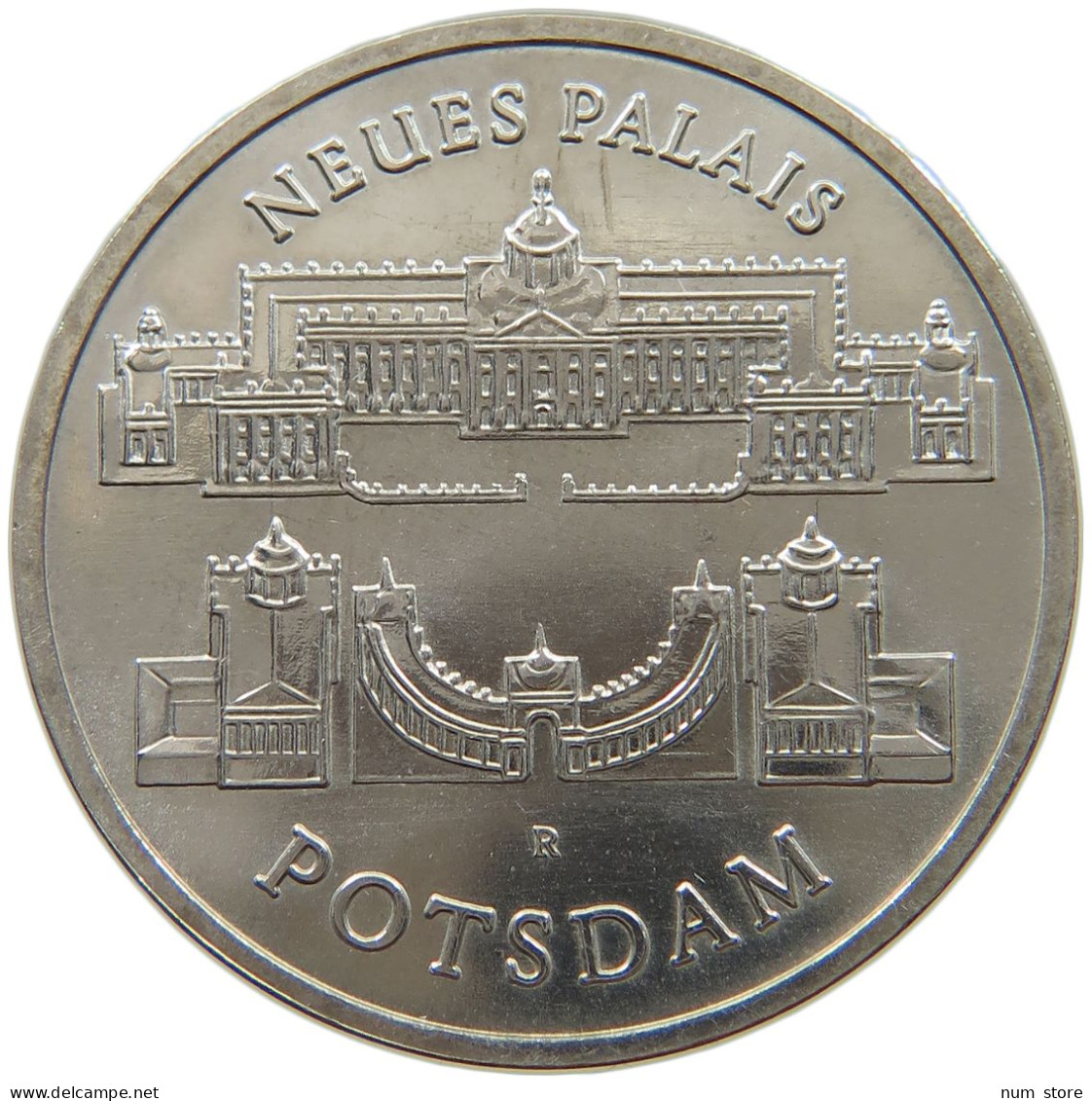 GERMANY DDR 5 MARK 1986 Palais Potsdam #a078 0185 - 5 Mark