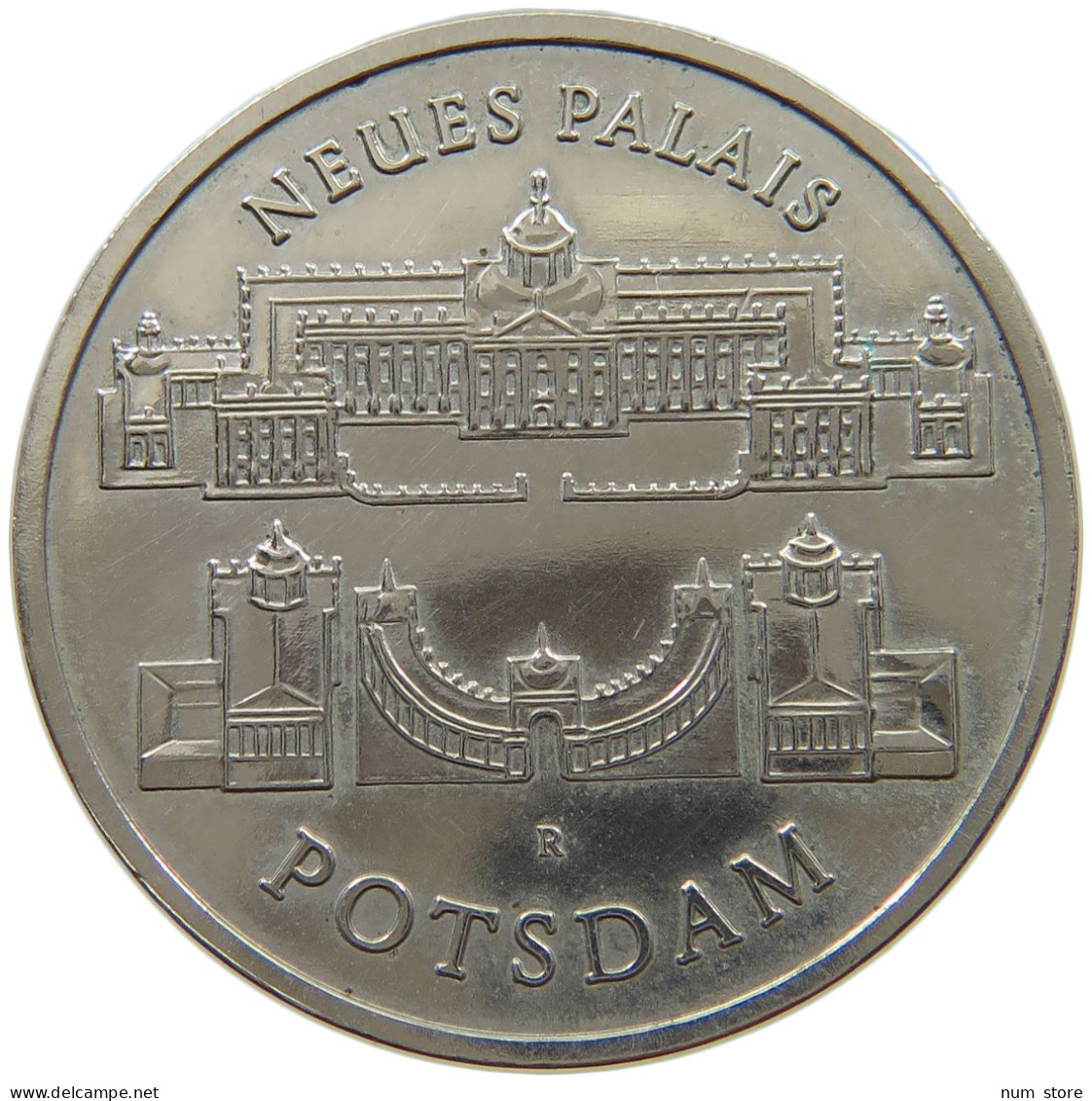 GERMANY DDR 5 MARK 1986 Palais Potsdam #a078 0183 - 5 Mark