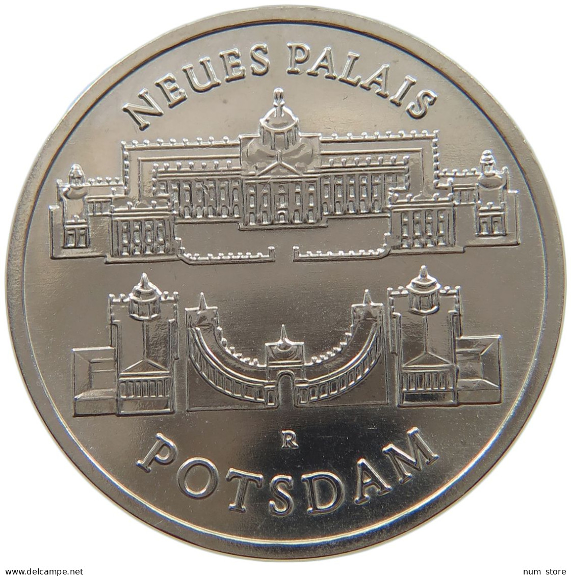 GERMANY DDR 5 MARK 1986 Palais Potsdam #a078 0187 - 5 Mark