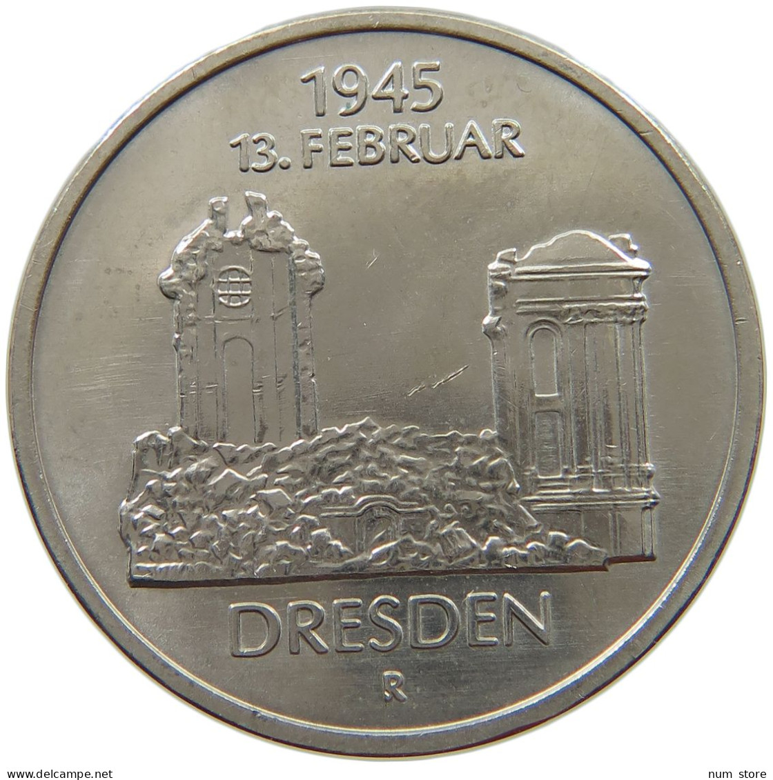 GERMANY DDR 5 MARK 1985  #a077 0555 - 5 Mark