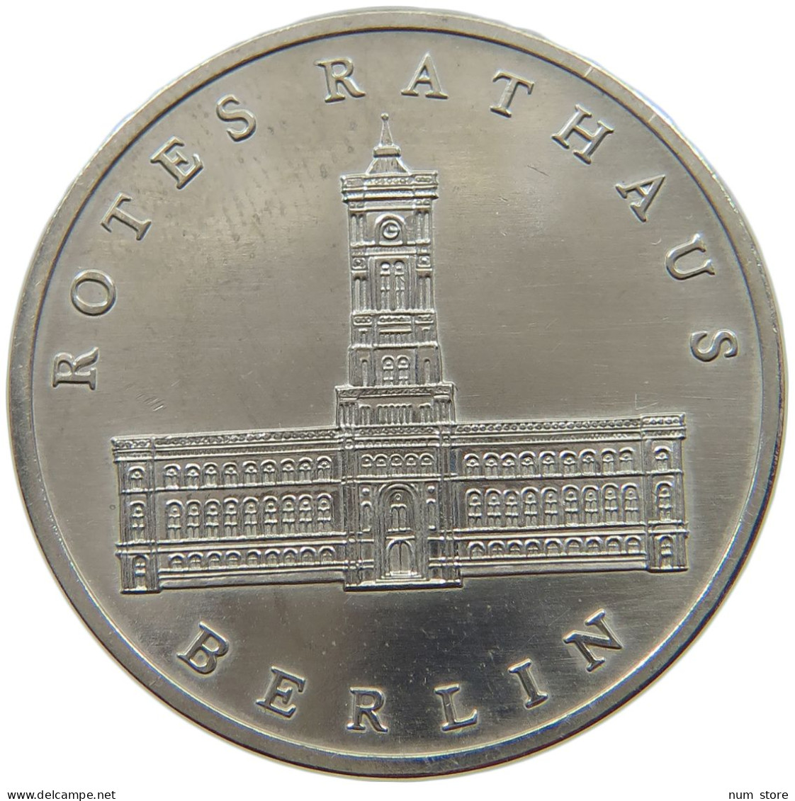 GERMANY DDR 5 MARK 1983 Rotes Rathaus #a078 0249 - 5 Marchi