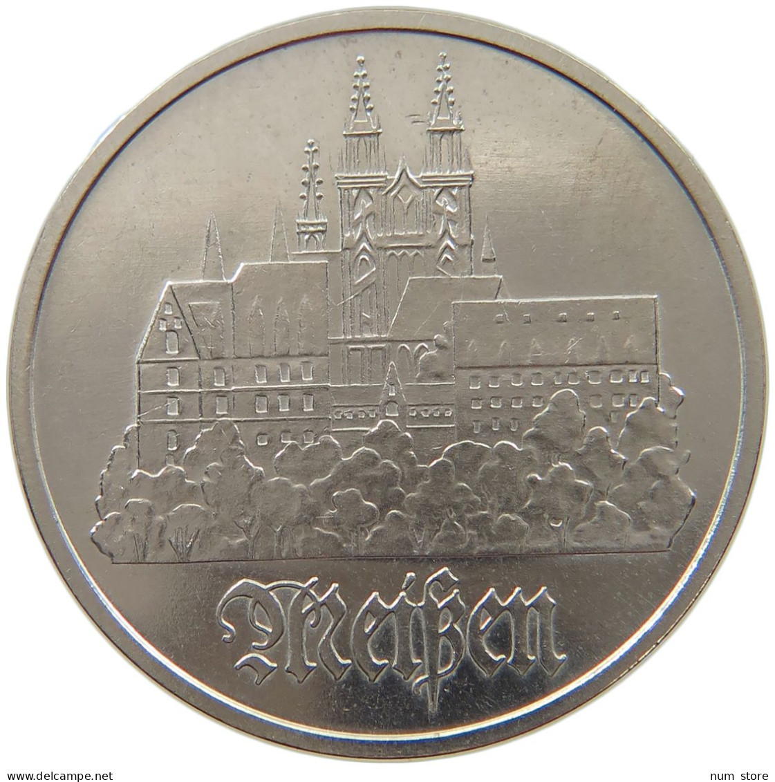 GERMANY DDR 5 MARK 1972 Meißen #a043 0091 - 5 Mark