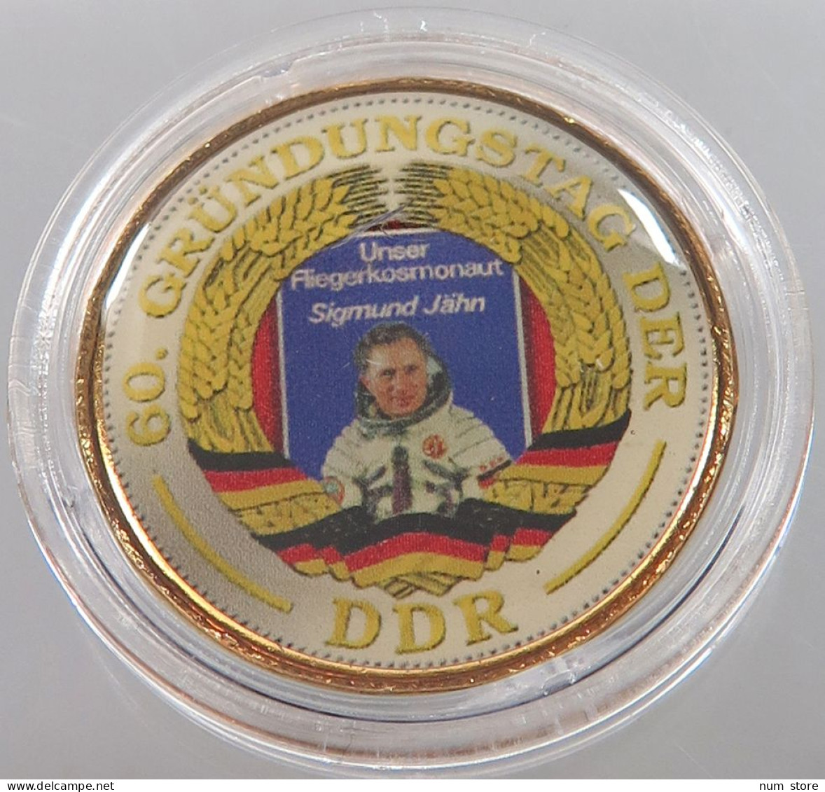 GERMANY DDR 5 MARK 1969 SIGMUND JÄHN #sm04 0473 - 5 Marcos