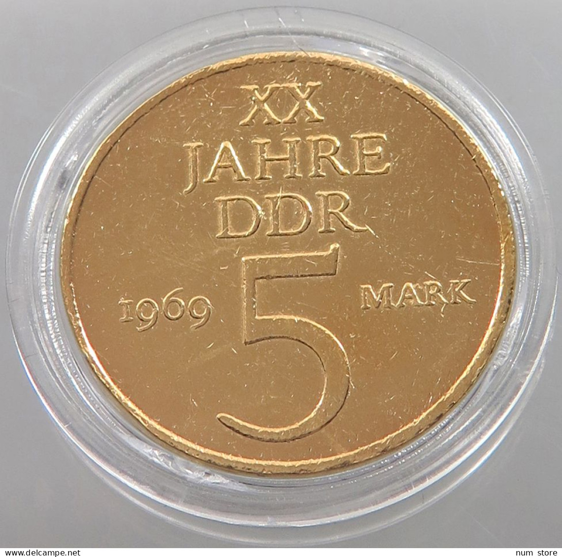 GERMANY DDR 5 MARK 1969 SIGMUND JÄHN #sm04 0473 - 5 Marcos