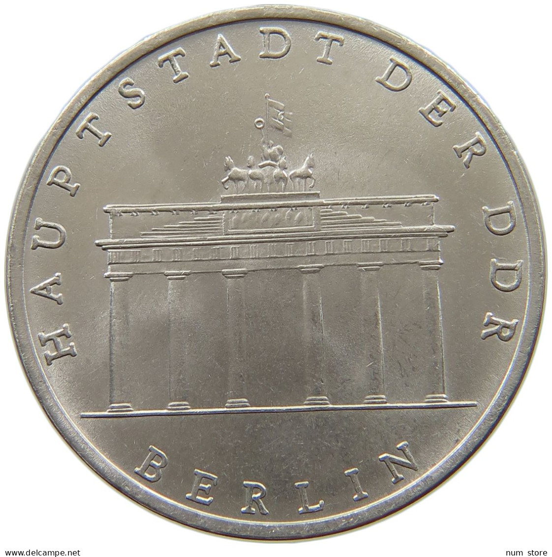 GERMANY DDR 5 MARK 1971 Brandenburger Tor #a078 0207 - 5 Marcos