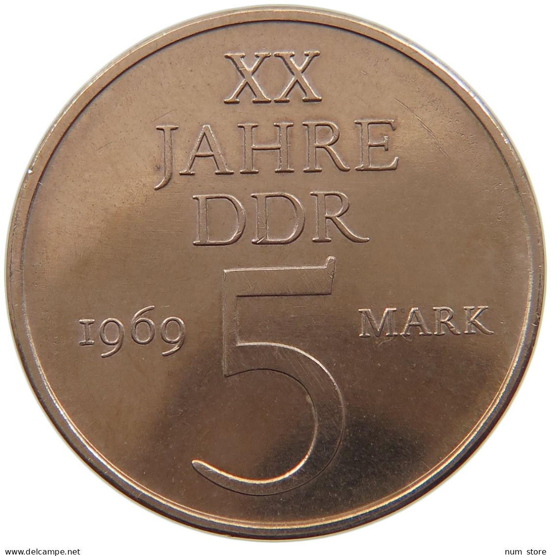 GERMANY DDR 5 MARK 1969 20 Jahre GERMANY DDR #c083 0911 - 5 Marchi