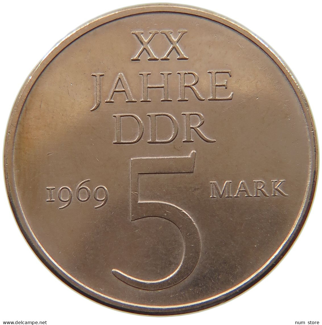 GERMANY DDR 5 MARK 1969 20 Jahre GERMANY DDR #c083 0905 - 5 Mark