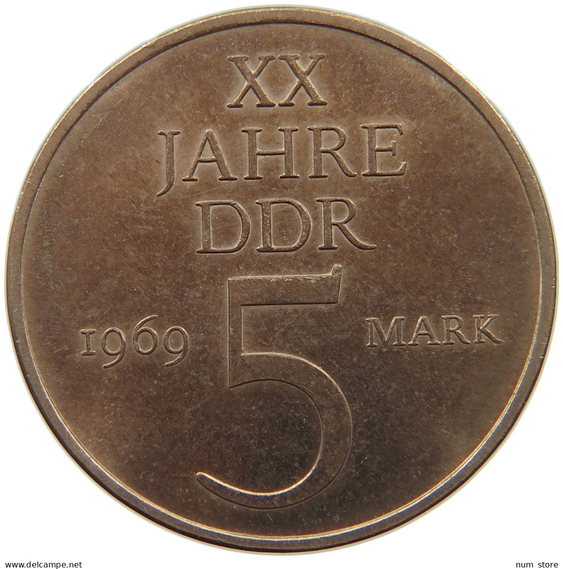 GERMANY DDR 5 MARK 1969 20 Jahre GERMANY DDR #a078 0299 - 5 Mark