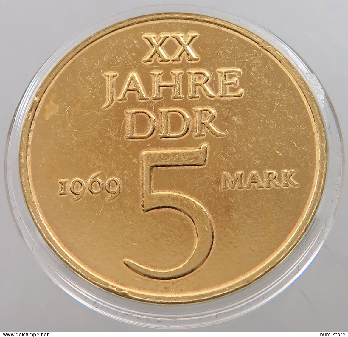 GERMANY DDR 5 MARK 1969  #sm07 0081 - 5 Marchi