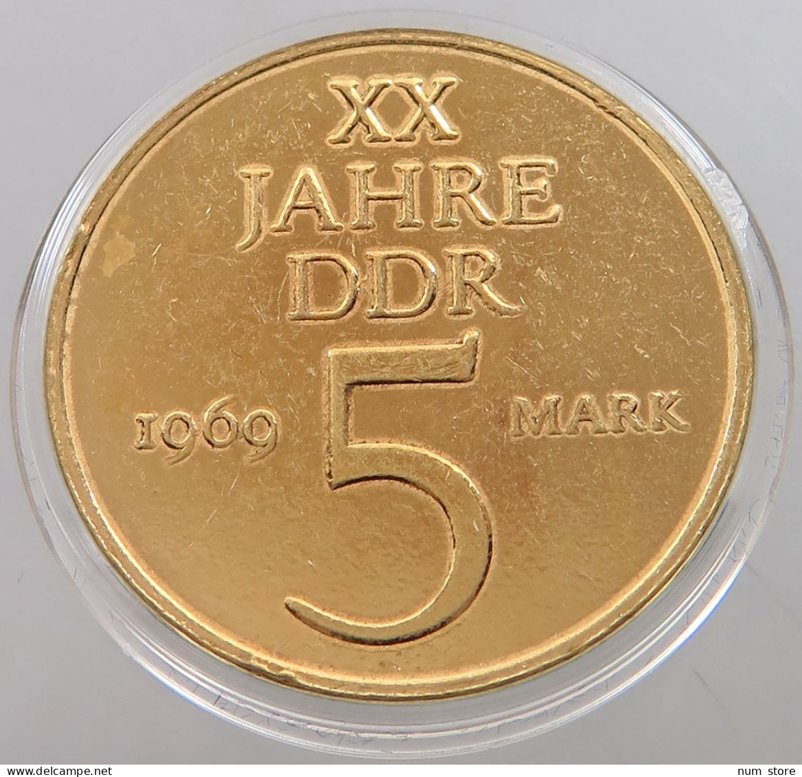GERMANY DDR 5 MARK 1969  #sm07 0081 - 5 Marcos