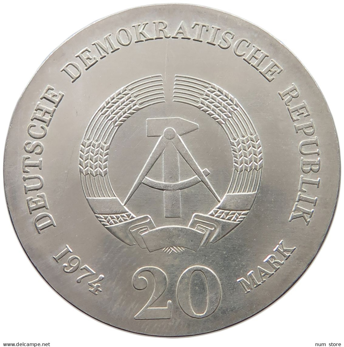 GERMANY DDR 20 MARK 1974 KANT #t003 0335 - 20 Marchi