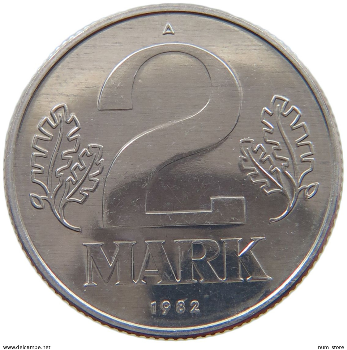 GERMANY DDR 2 MARK 1982 EXPORT #a076 0245 - 2 Marcos