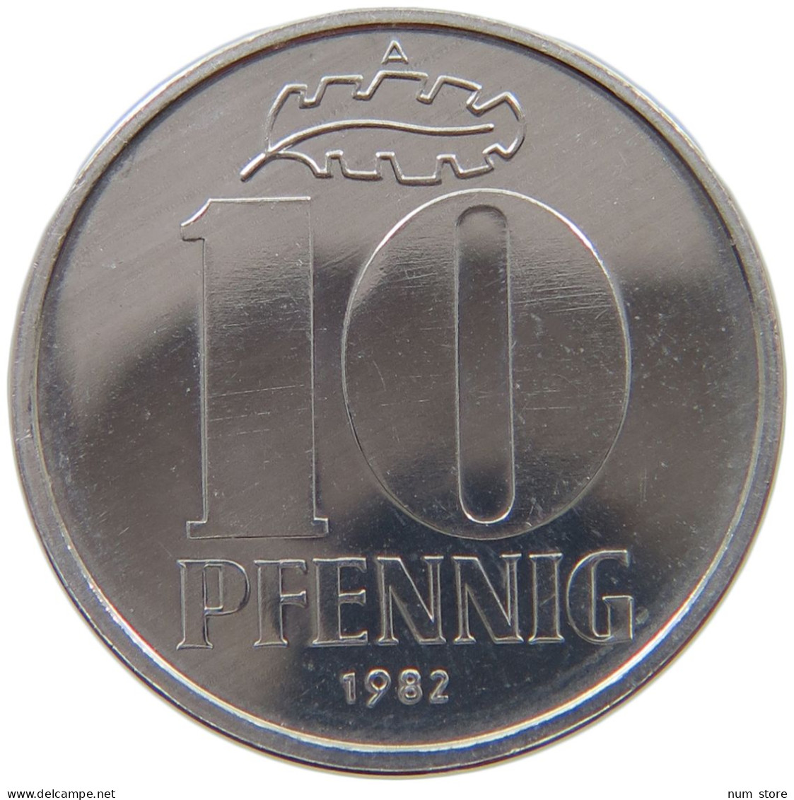 GERMANY DDR 10 PFENNIG 1982 EXPORT #a076 0317 - 10 Pfennig