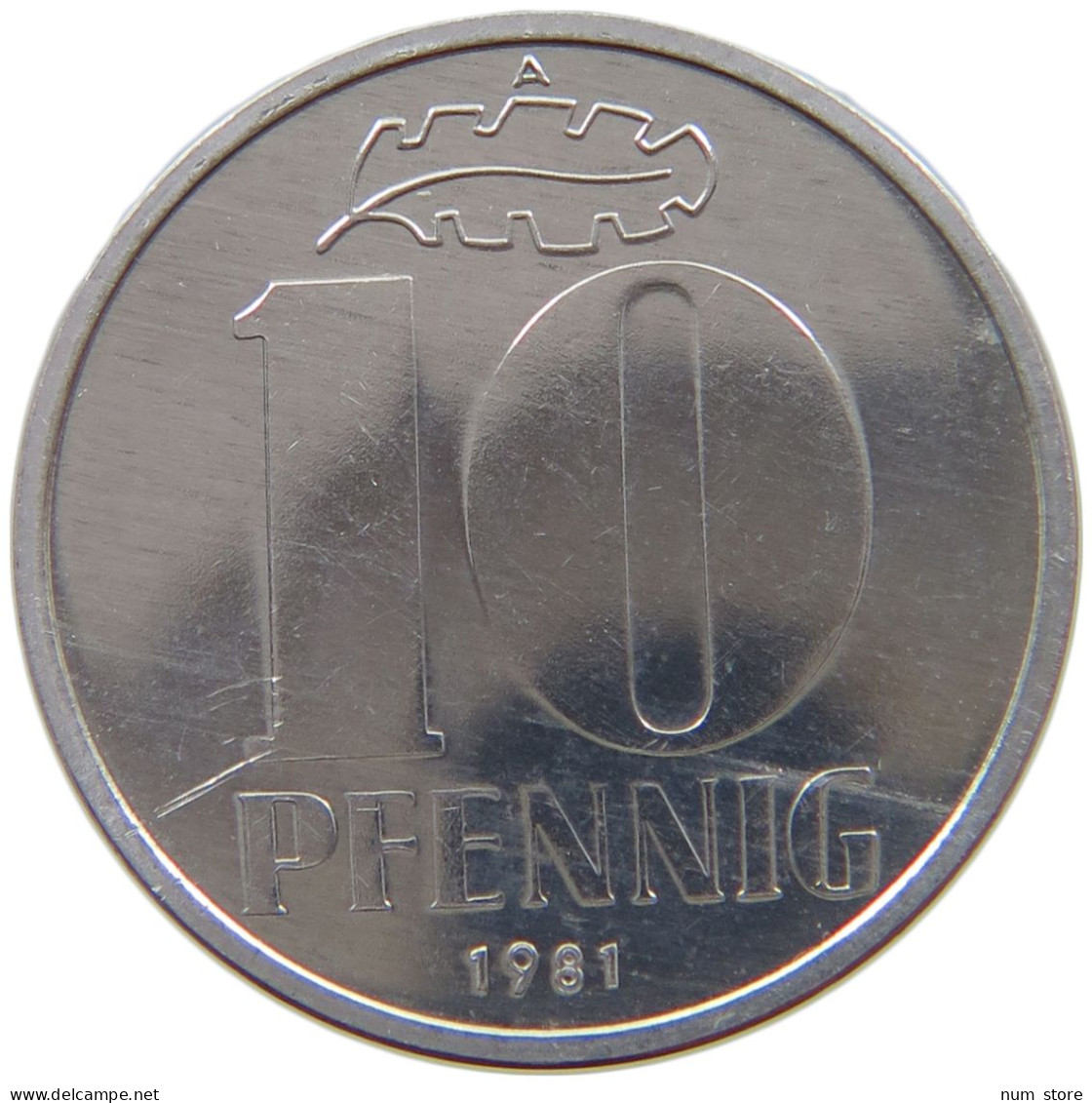 GERMANY DDR 10 PFENNIG 1981 EXPORT #a089 0079 - 10 Pfennig