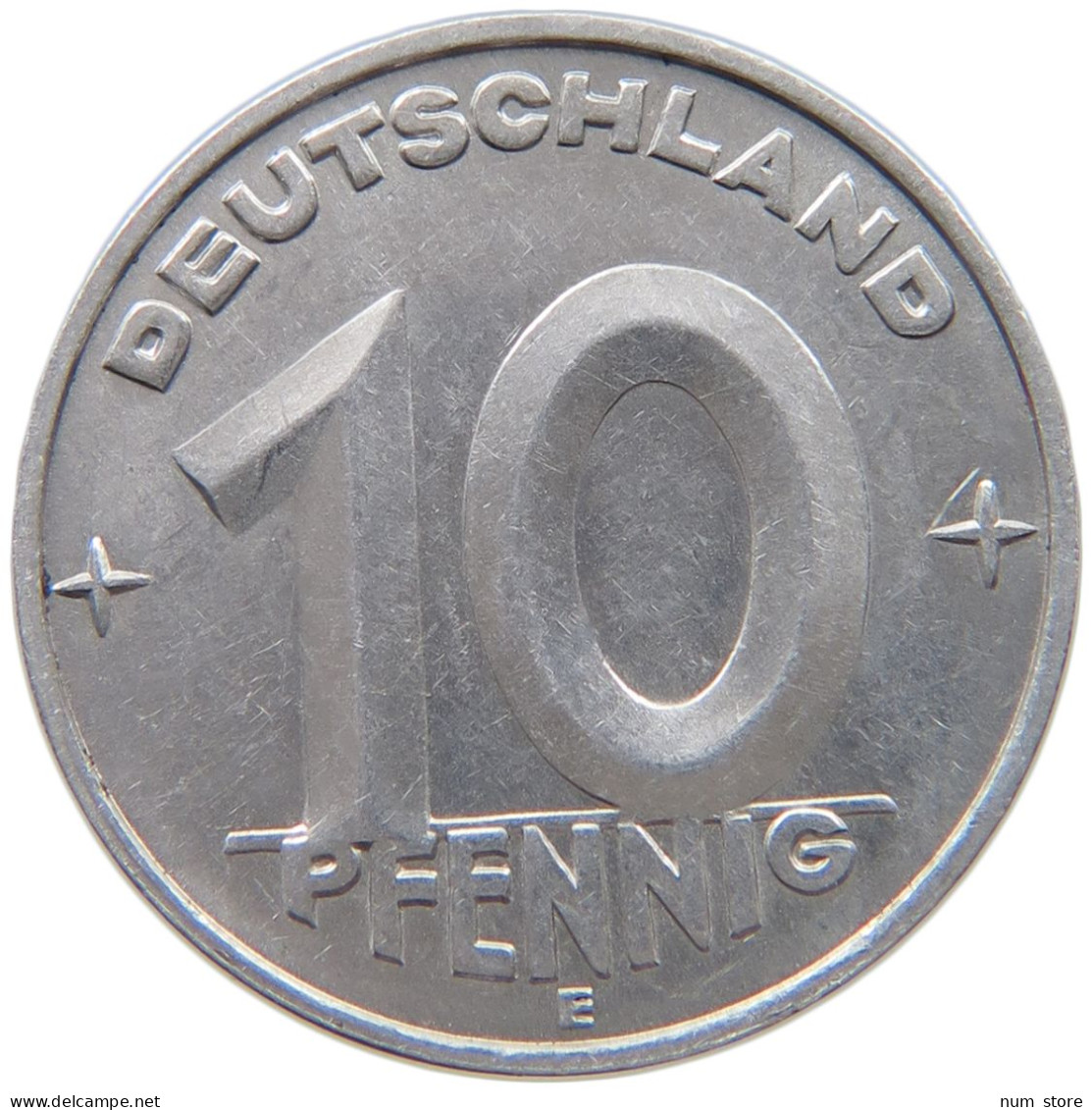 GERMANY DDR 10 PFENNIG 1953 E  #c040 0815 - 10 Pfennig