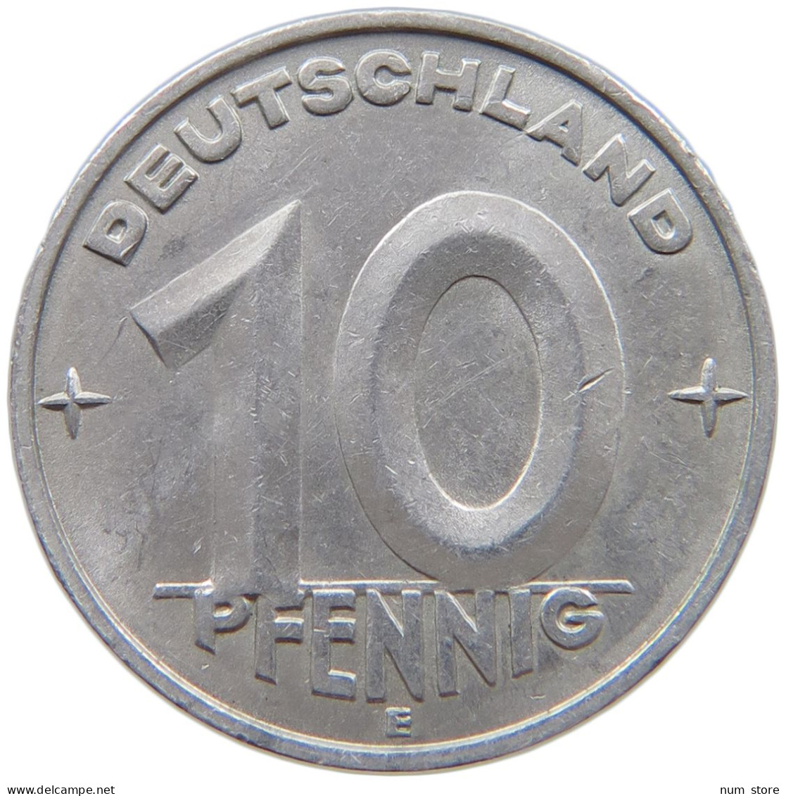 GERMANY DDR 10 PFENNIG 1953 E  #a089 0093 - 10 Pfennig