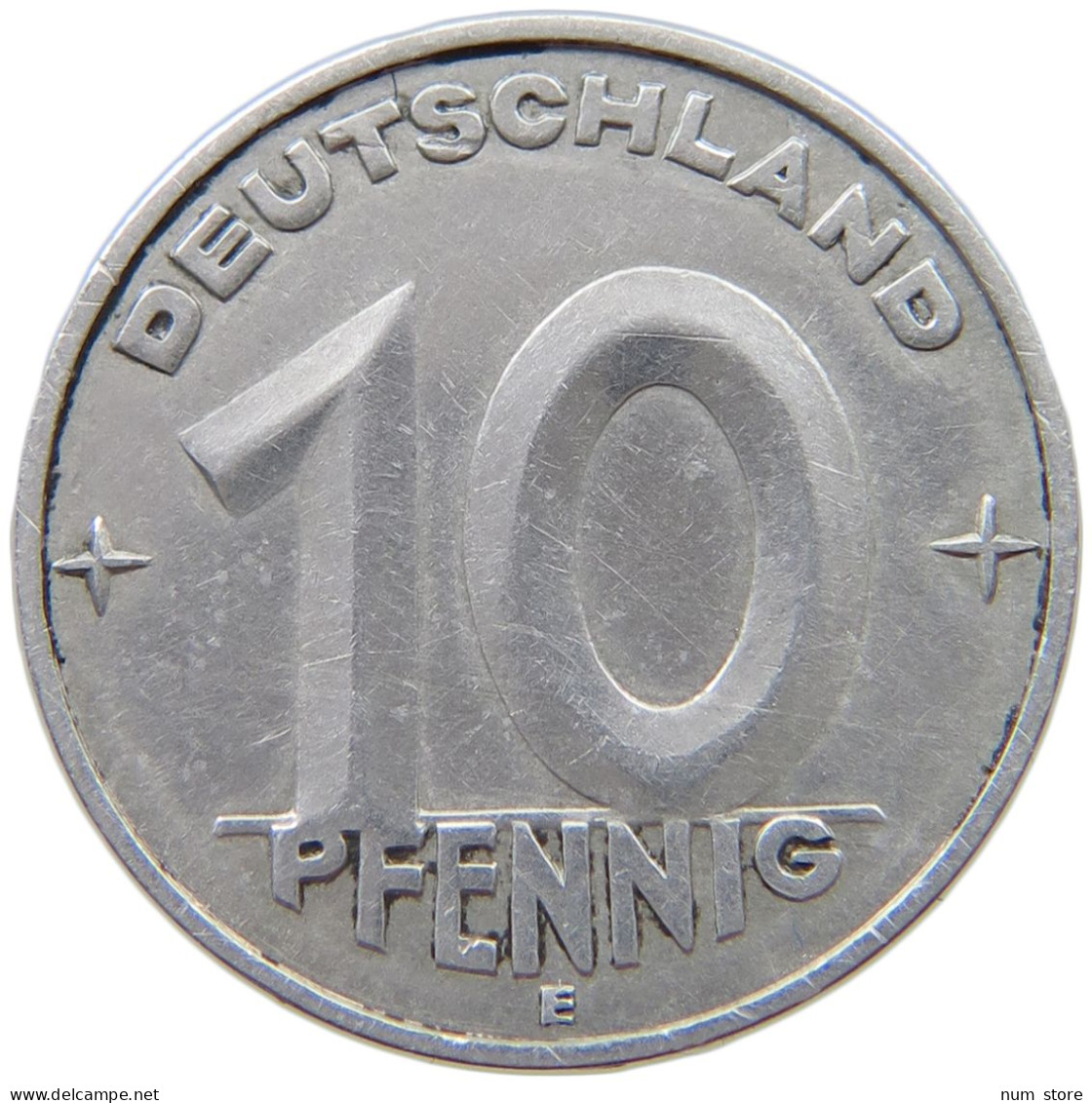 GERMANY DDR 10 PFENNIG 1952 E  #a021 0739 - 10 Pfennig